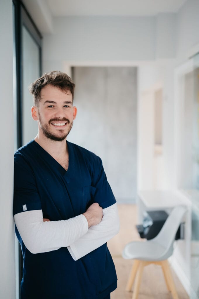 MDDr. Christos Kolettis at his dental clinic in Ioannina